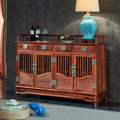 Chinese-style retro light luxury sideboard