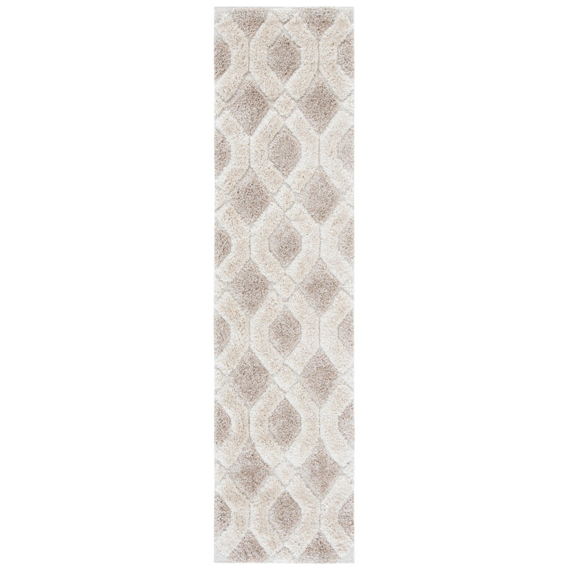 Archway Shag Performance Geometric Rug, Runner 2' x 8'