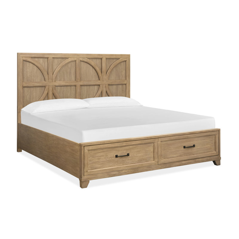 Queen Panel Storage Bed