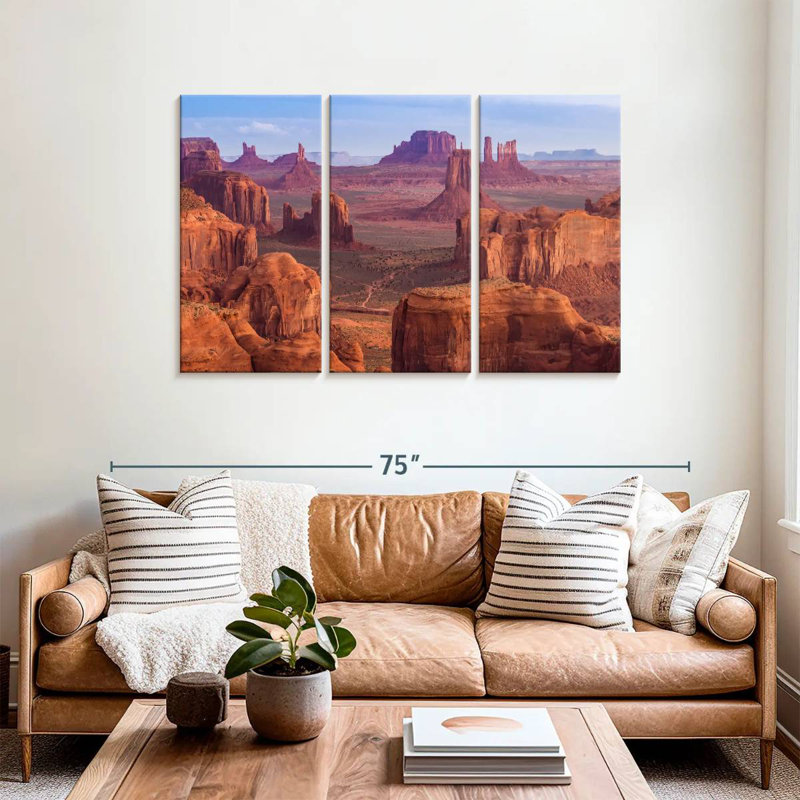 Tergel Iconic Monument Valley, H 36 po x l 57 po