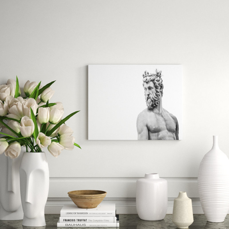 Poseidon Print by DecorumBY, 16" H x 20" W x 1" D, Aluminum