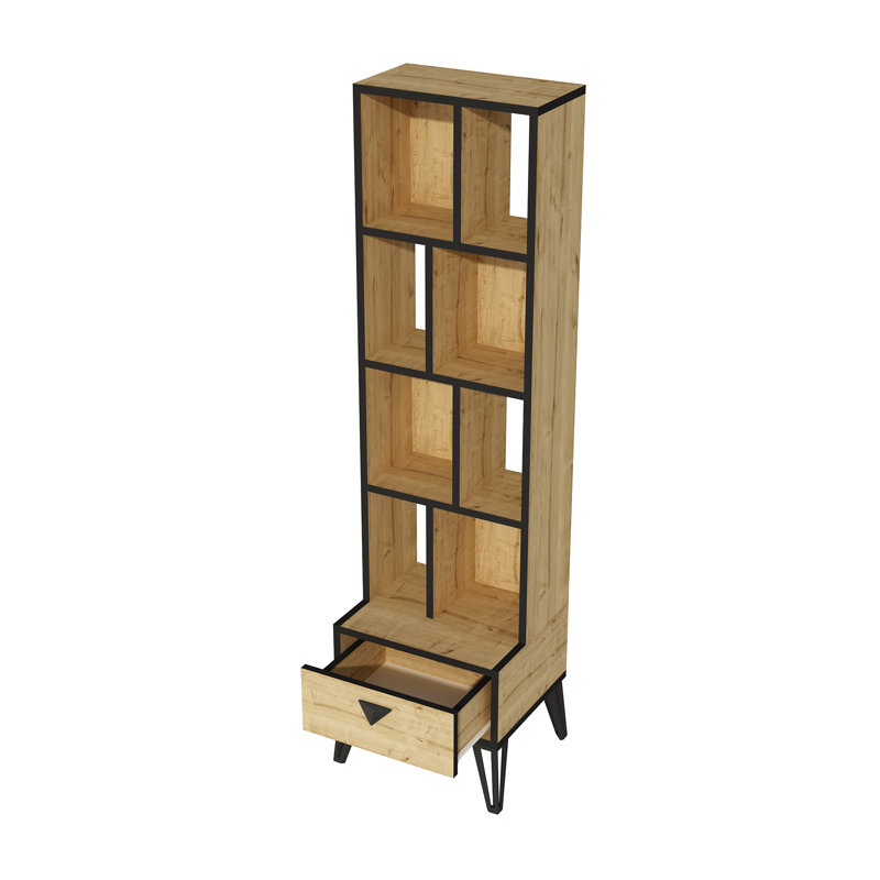 Aaravjit 160 cm H x 42 cm W Standard Bookcase