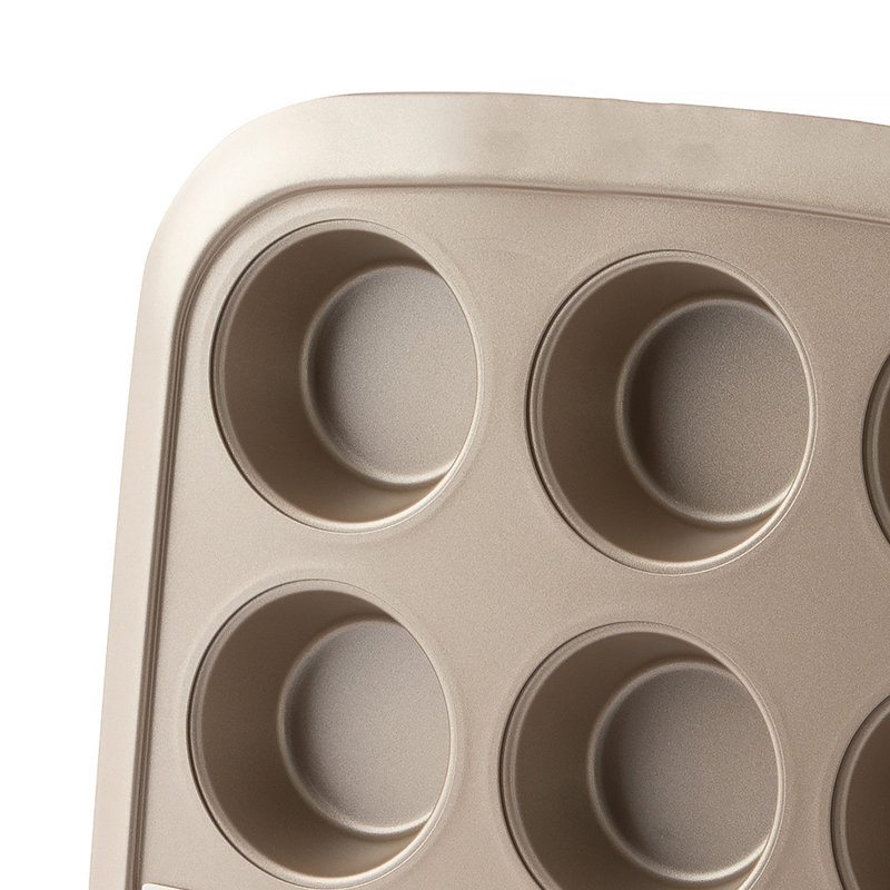 Non-stick Carbon Steel 12-Cup Muffin Pan, 3.25"