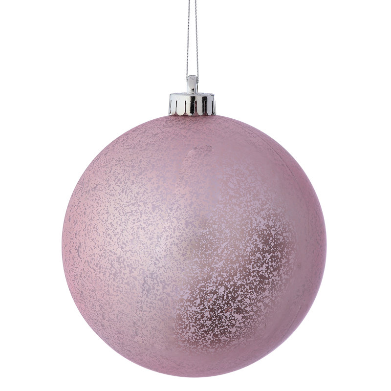 Ornement boule de mercure mat 140Mm Vp, Rosé