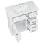 Meuble-lavabo 36 po avec lavabo, lavabo en céramique, 2 tiroirs basculants, charnières de porte à fermeture en douceur-513901966