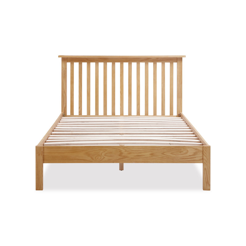 Darwin Solid Wood Bed, Double (4'6), Brown