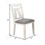 Chaise d'appoint rembourrée à dossier en lattes Brierley-635066004