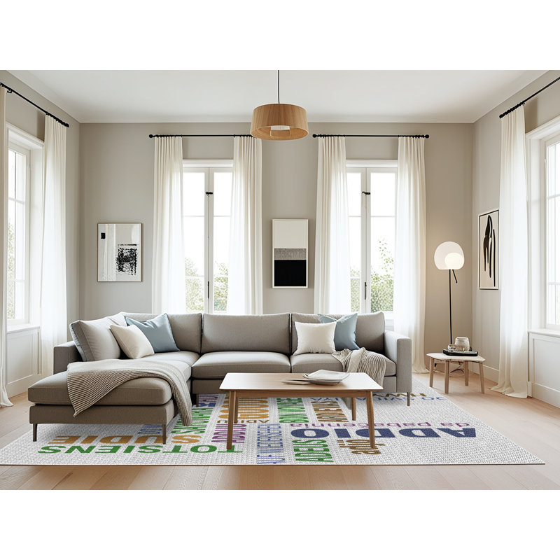 Tapis ivoire Omri, Rectangle 8 pi x 10 pi