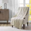 Oversized Quilted Throw With Scalloped Edges 60X72"-125133521