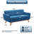 Carmencita 65" Linen Upholstered Square Arm Loveseat-966046580-995237777