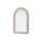 Dennard Arch Cornhusk Mirror 42 in Linen White-108457501