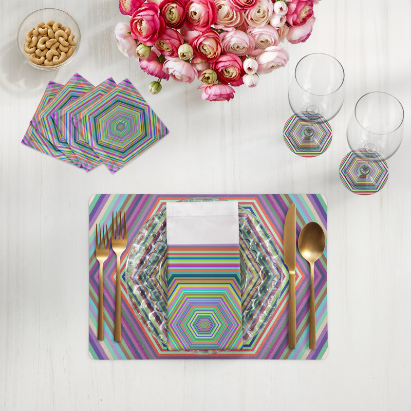 Serviettes de table Hex Dylan