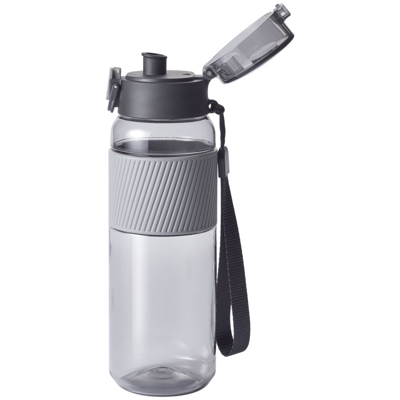 Tritan Plastic Water Bottle, Gray