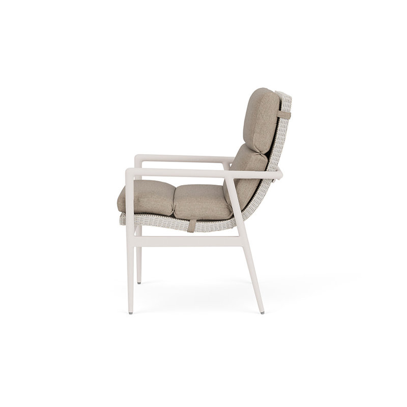Cascade Outdoor Dining Armchair, Demo Oatmeal, Antique White