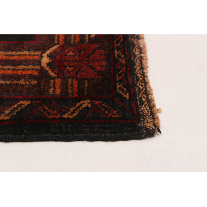 Teimani Black Rug 4'3" x 6'9"