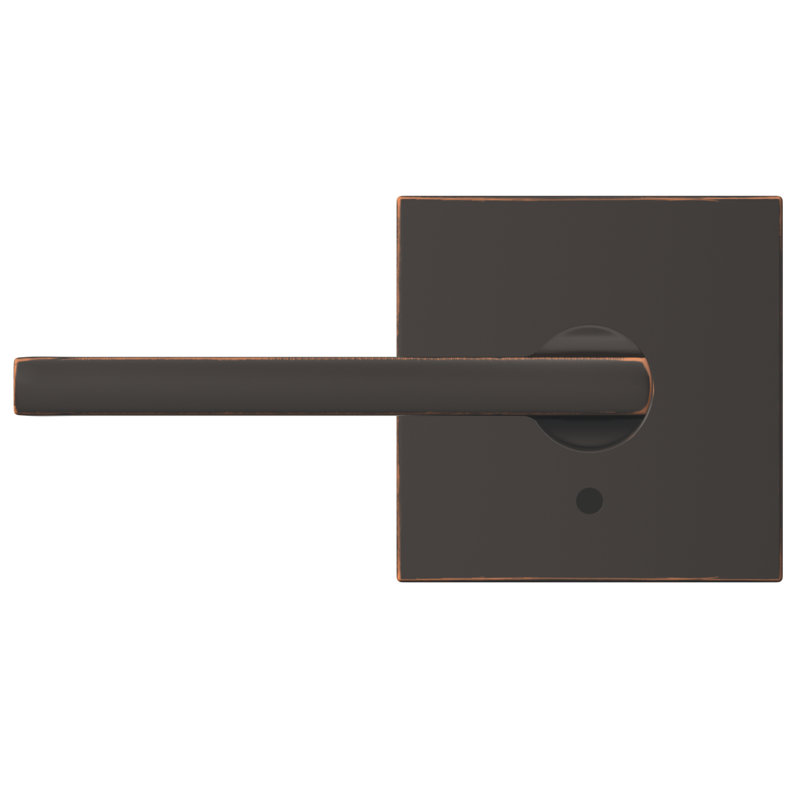 Custom Latitude Non-Turning Lever with Collins Trim, Aged Bronze