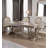 American-style retro distressed solid wood dining table-110563537