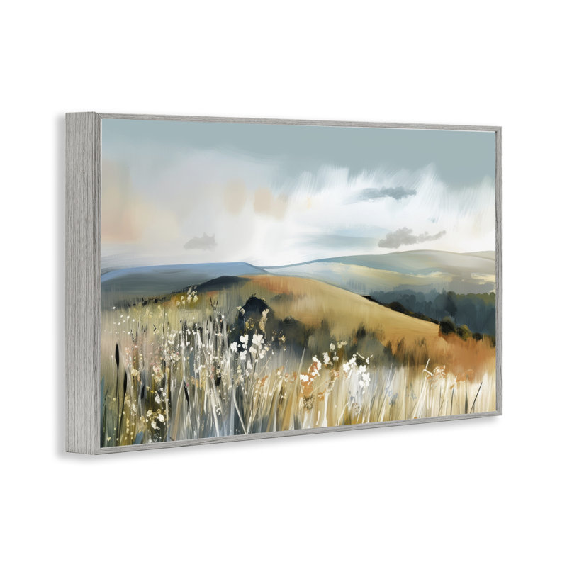 Giclée encadrée Coastal Expressions, conception d'Elara Yasna, Estampe numérique Farmhouse, H 16 po x l 24 po