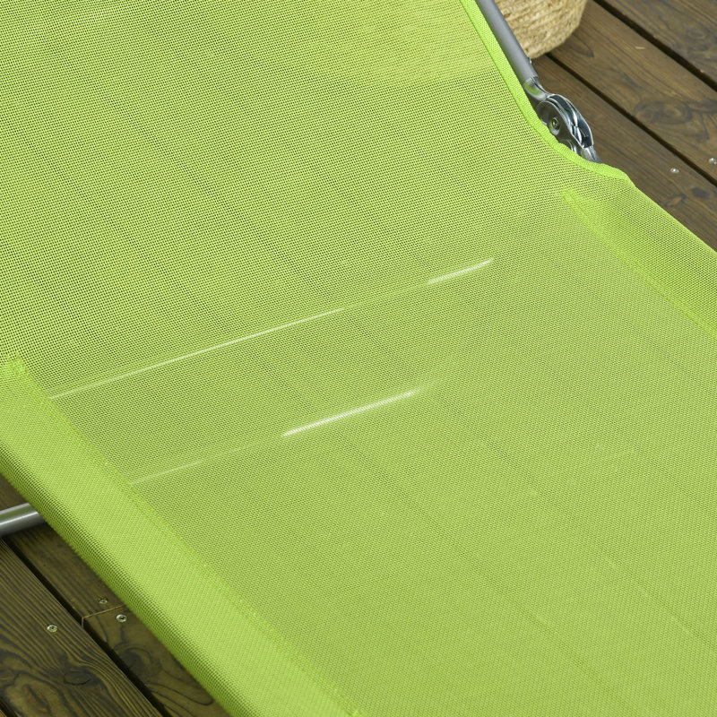Patio Tanning Chairs, 2 Piece, 6 Adjustable , Breathable Mesh Seat 2Pcs Folding Poolside Seat, , For Beach, Yard, Patio,