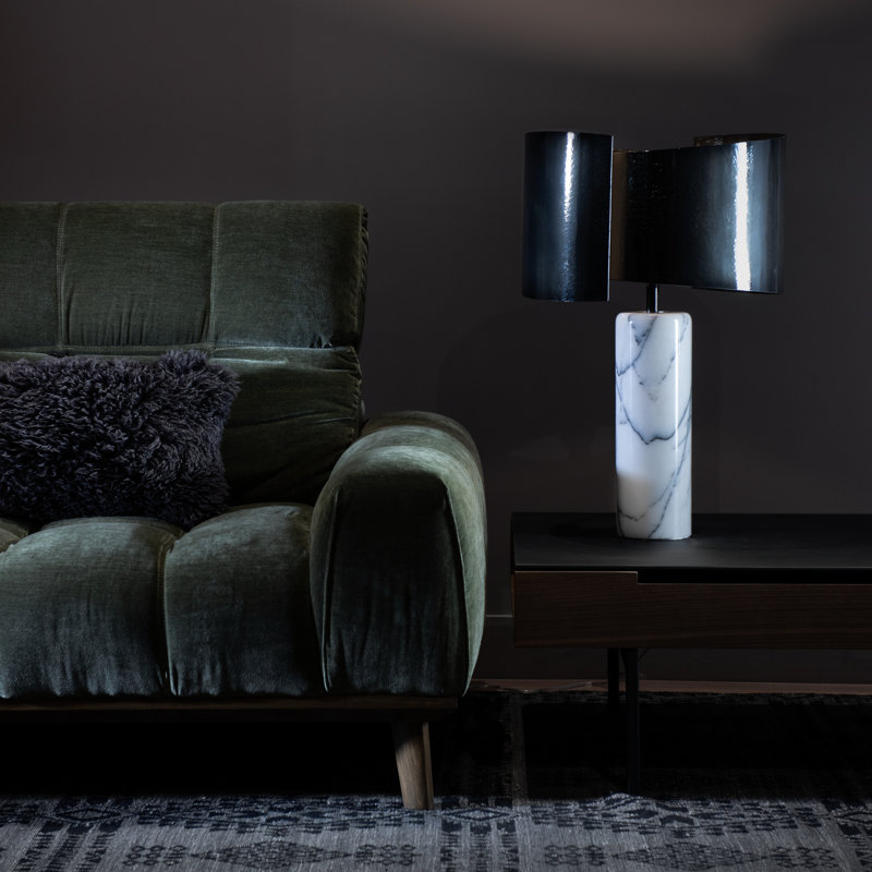 Zen Table Lamp, Natural Iron