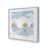 Polished Chrome Single Picture Framed, Solid Wood