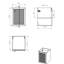 Armoire latérale inférieure 1 porte Gosman-681465786