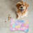 Watercolor Foliage - Bone Shape Feeding Mat