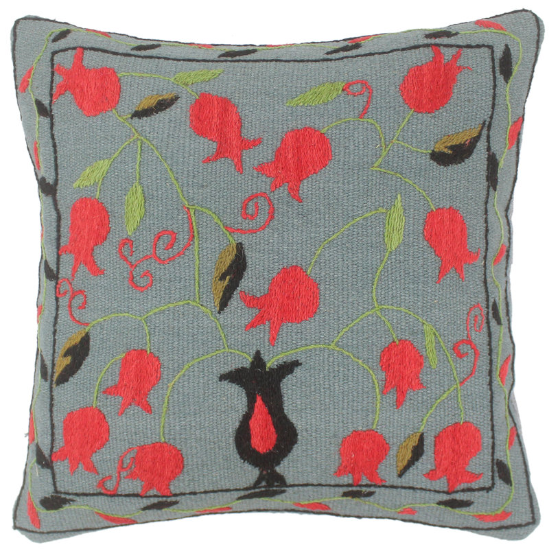 Coussin rustique Wilkes Kilim Suzani
