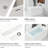 47-Inch Freestanding Rectangular Acrylic Bathtub, With Gloss White Finish, Certified By CUPC