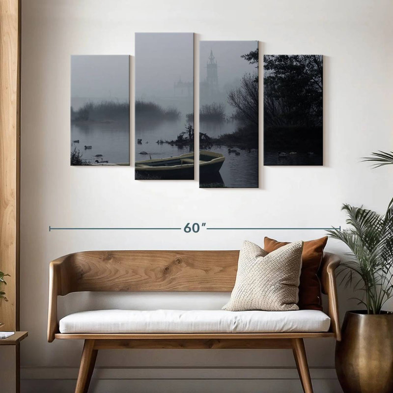 Hitzel Ponte De Lima River, 32" H x 52" W