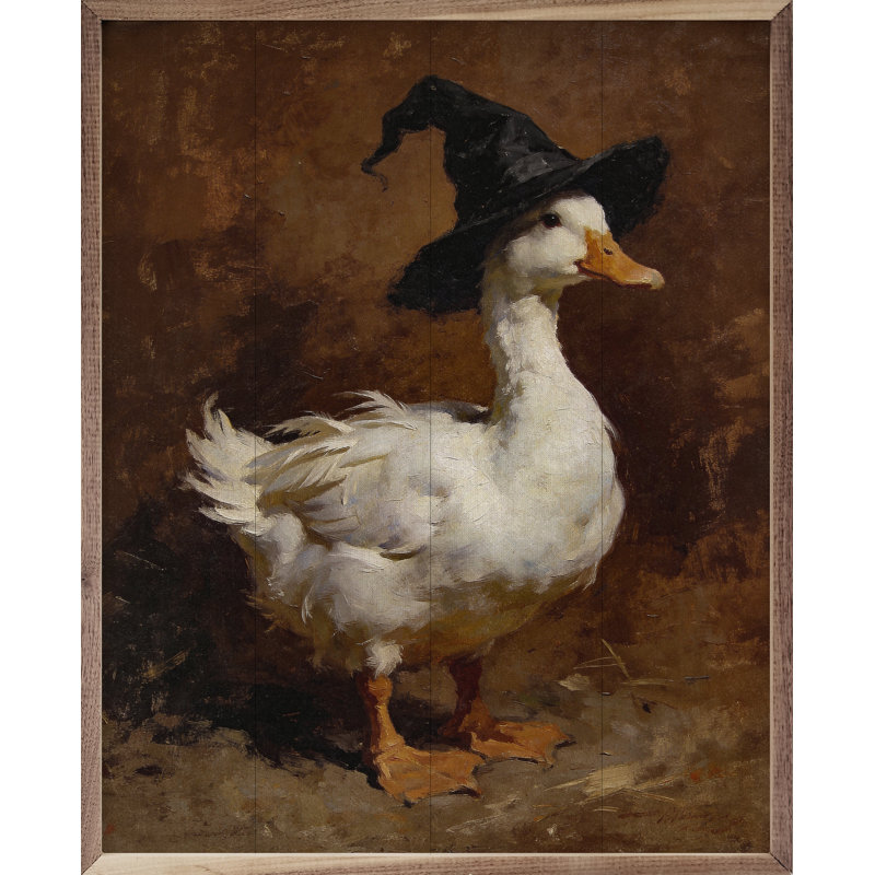 Witch Hat Duck, 30" H x 24" W