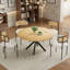 Beech Round Dining Table-497877930