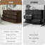 Commode moderne à 9 tiroirs pour chambre à coucher, commode large avec dispositif anti-basculement-641326311