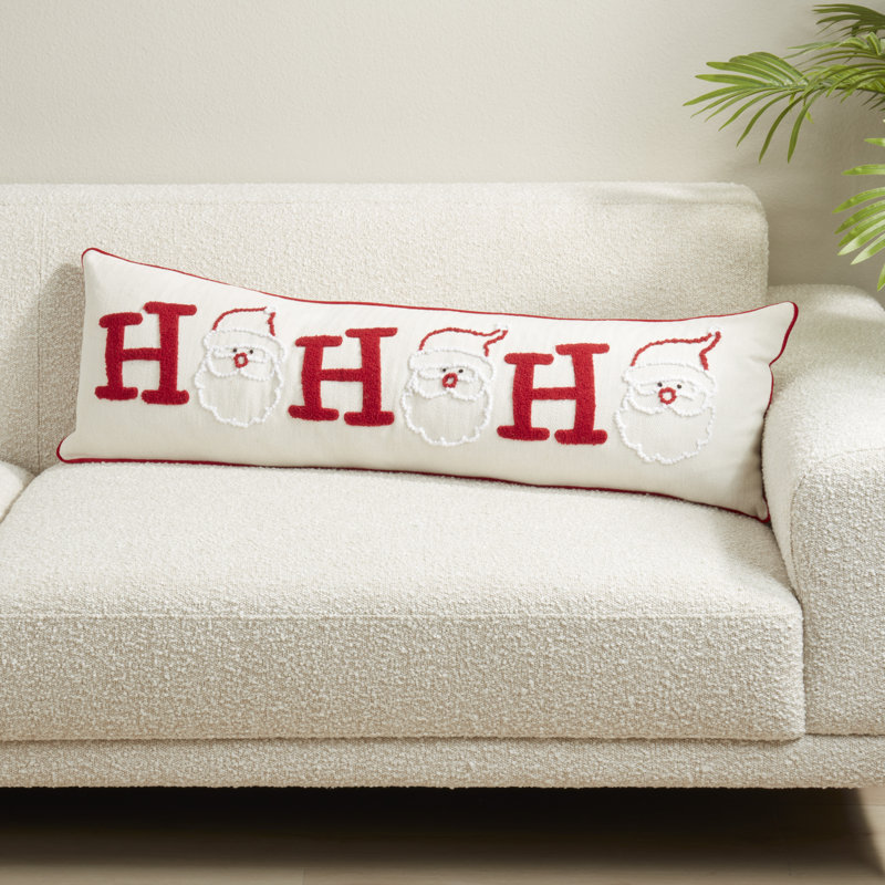 Housse de coussin Ho Ho Ho Santa, Polyester