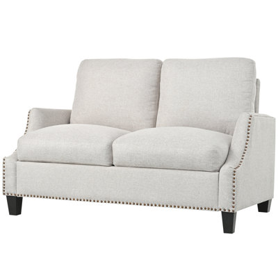 3 Piece Sectional Couch And Armchair For Apartment, Soft Cover, High - Dense Sponge Cushion, Resilience Springs, Pine Frame, Beige, 6 Seats Modern Apartment , Couch, Armchair, Fabric Upholstery,