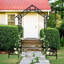 Arche de jardin en métal avec arches de jardin réglables l 68,11 po x l 94,29 po