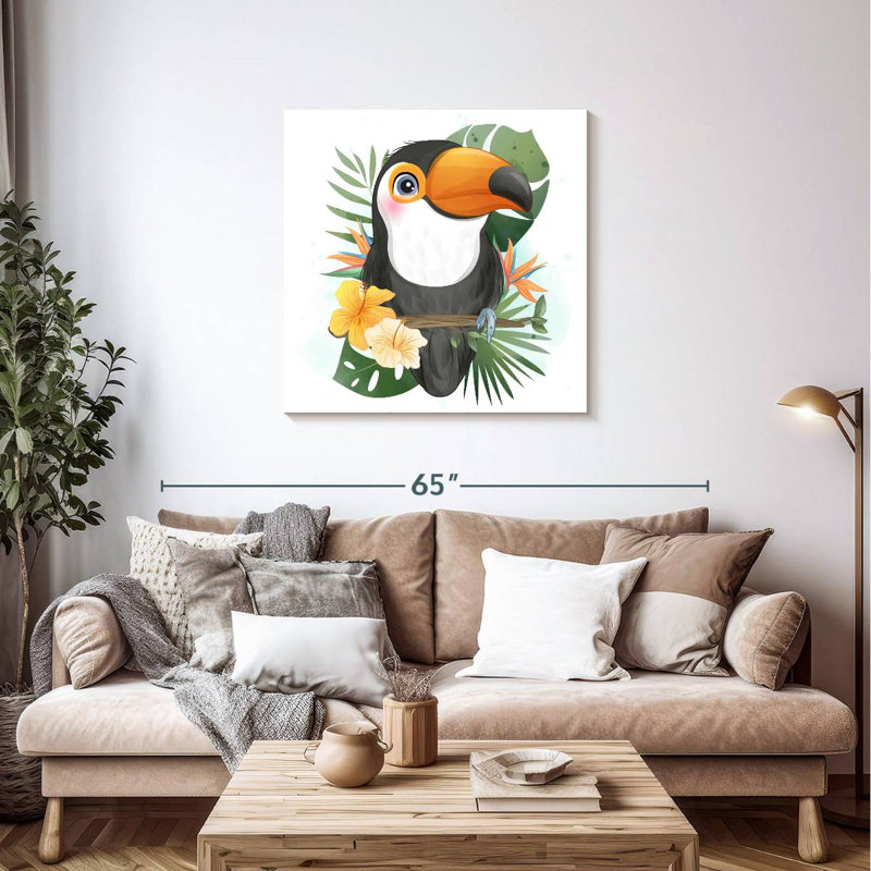 Crowle Baby Toucan, 36" H x 36" W