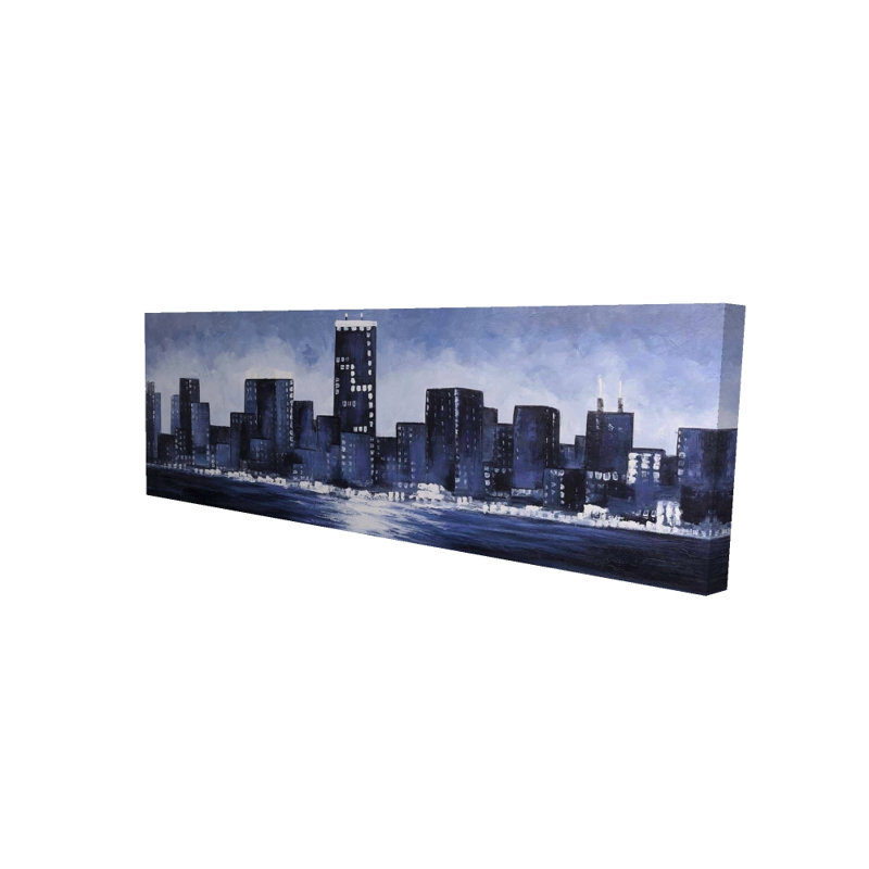 Bleu marine - Toile pour décoration intérieure | Décor bleu
