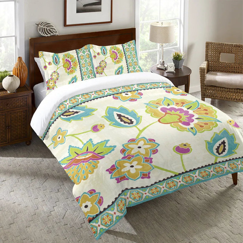 Housse de couette en microfibre Paisley Park, Housse de couette pour grand lit
