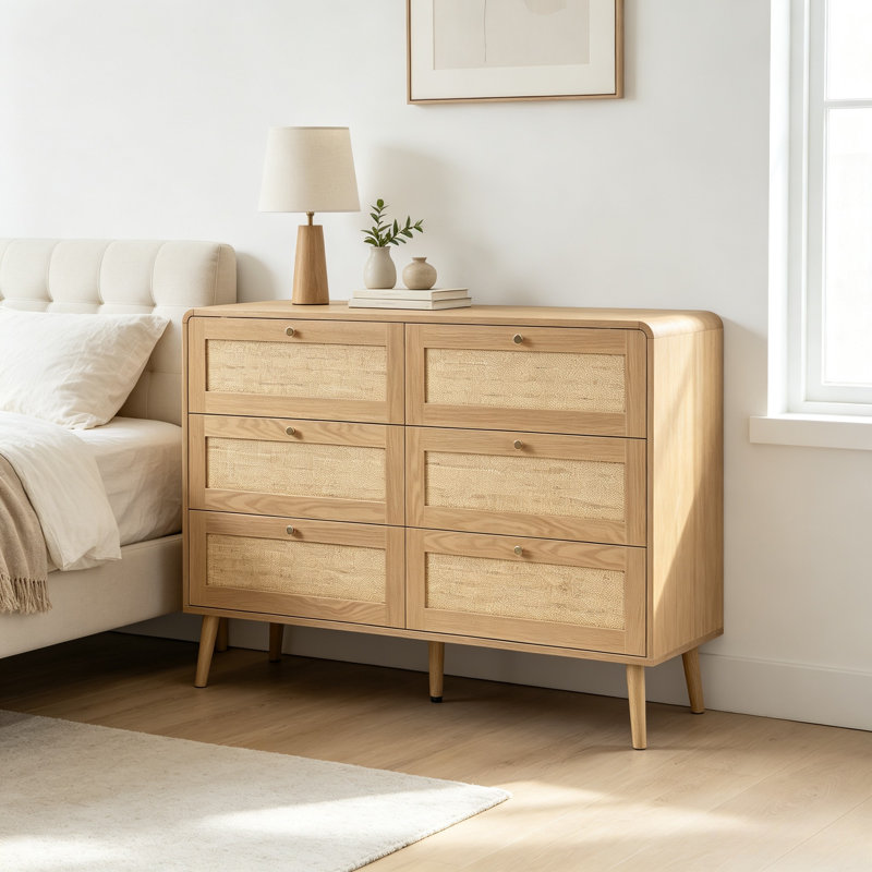 120 cm W Chest of 6 Drawers