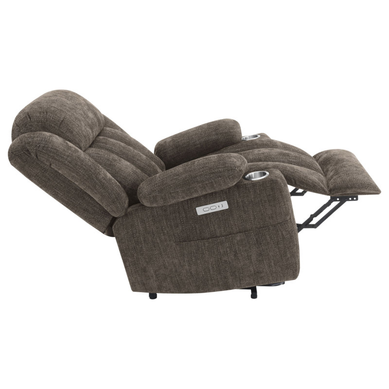 Fauteuil inclinable brun clair Beca, Brun