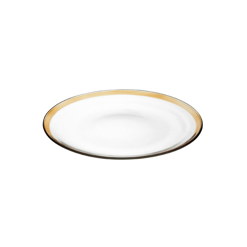 Assiette 11" Antibes, Ambre