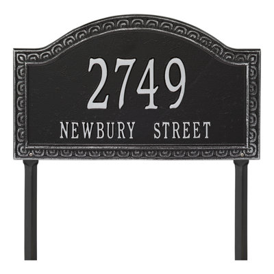 Penhurst Personalized Grande 2-Line Lawn Address Sign
