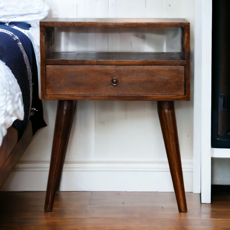 Romy 17.7'' W Solid Wood Nightstand