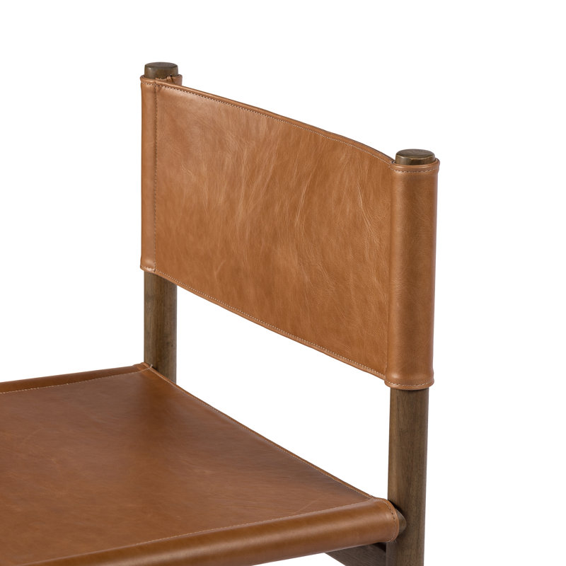 Kena Dining Chair-Vintage Natural, Sonoma Butterscotch Top Grain Leather, Vintage Natural