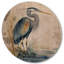 Héron au bord de l'eau I - Animaux, héron, art mural en bois - Bois de pin naturel-60099428