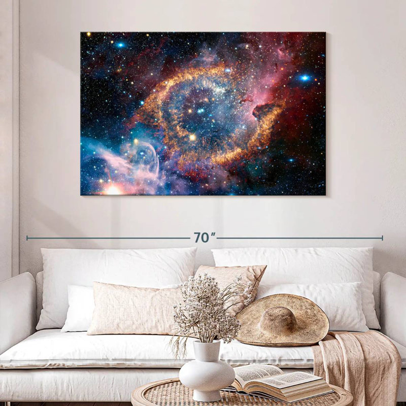 Oberle Helix Planetary Nebula, 32" H x 48" W