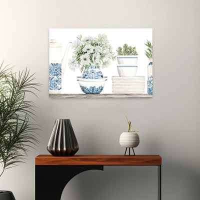 Chinoiserie Shelf I Contemporary Flower Art