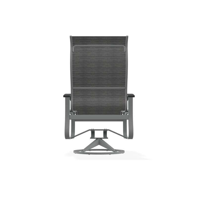 Belle Isle Outdoor Dining Chair, Destiny Steel, Graphite
