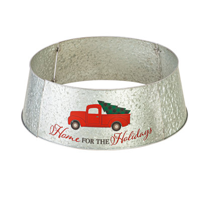 Plaid Metal Tree Collar